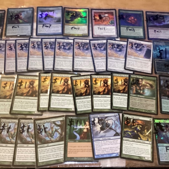 42 Wizard of the Coast Magic The Gathering Cards 13 Foil and 29 regular - Picture 1 of 16